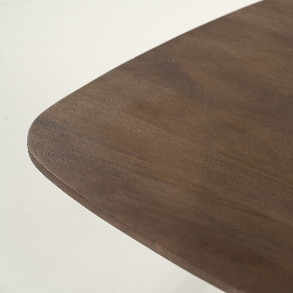 DINING TABLE ARON 80X80 LIGHT BROWN 80X80X76CM - Image 5