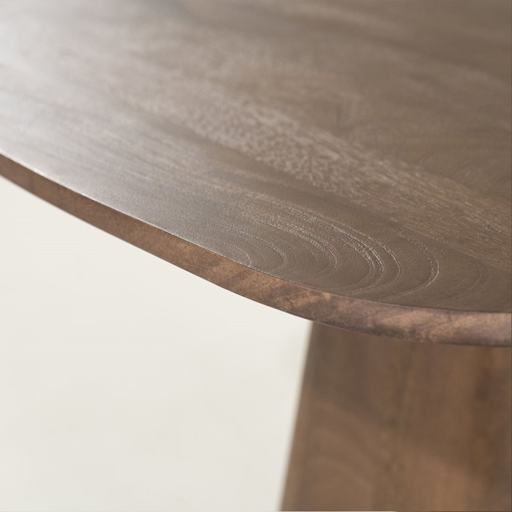 DINING TABLE ARON 80X80 LIGHT BROWN 80X80X76CM - Image 4