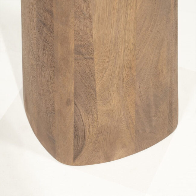 COUNTER TABLE ARON LIGHT BROWN 80X80X90CM - Image 3