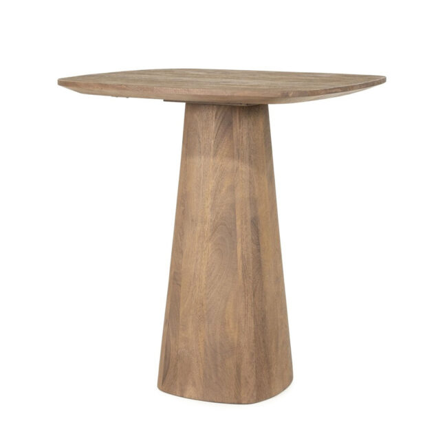 COUNTER TABLE ARON LIGHT BROWN 80X80X90CM