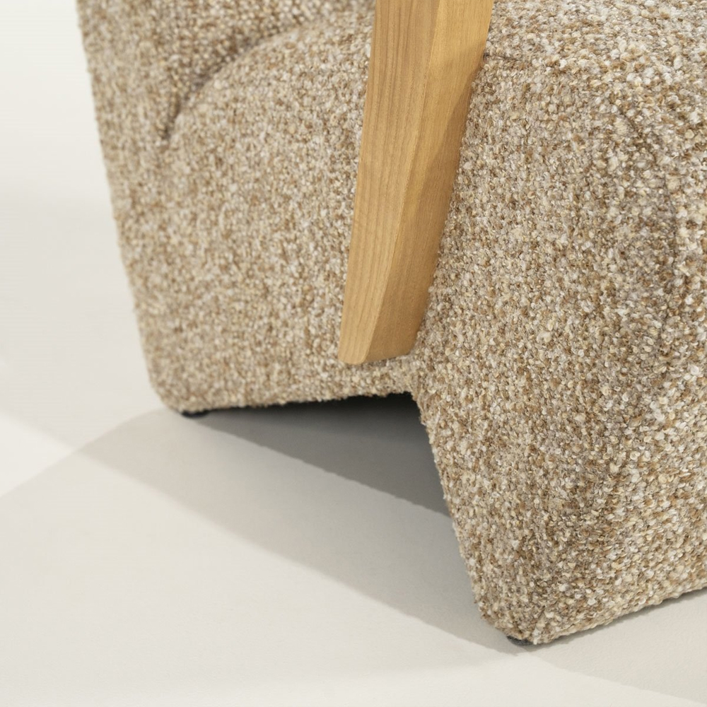 ARMCHAIR OLEK TAUPE BAY 88X69X76CM - Image 3