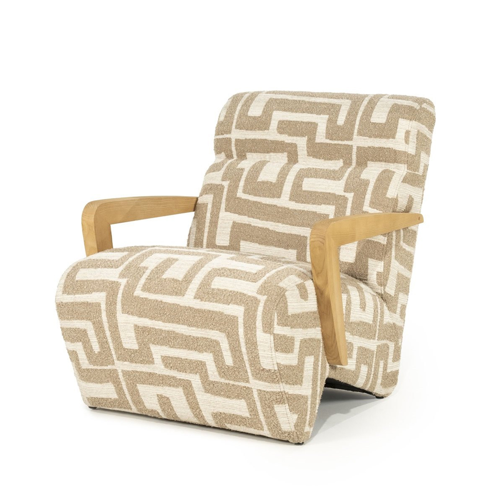 ARMCHAIR OLEK TAUPE LIBRE 88X69X76CM