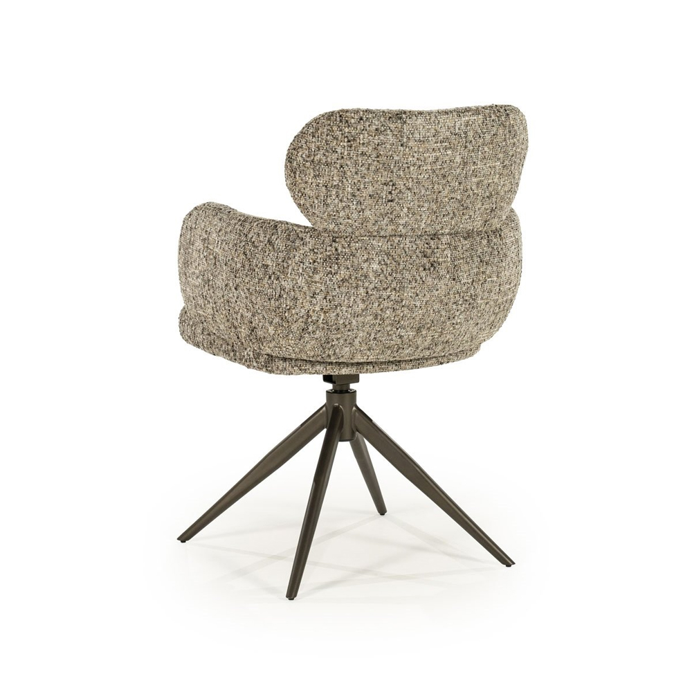 CHAIR DARCIO TAUPE GLEAM 62X66,5X87CM - Image 4