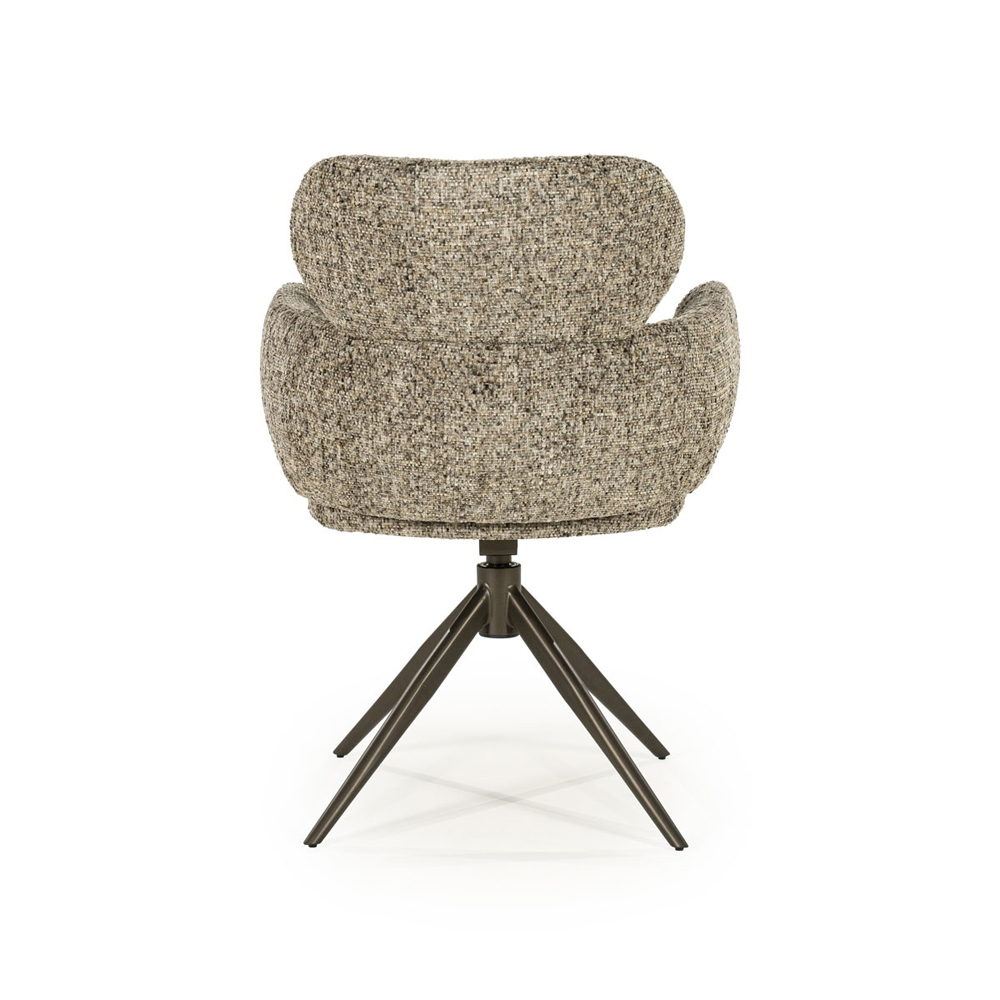 CHAIR DARCIO TAUPE GLEAM 62X66,5X87CM - Image 3