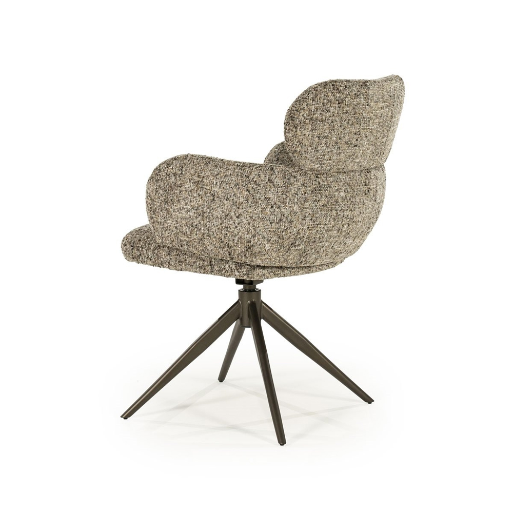 CHAIR DARCIO TAUPE GLEAM 62X66,5X87CM - Image 5