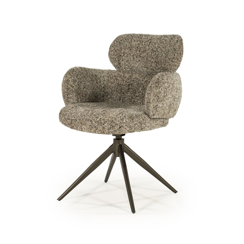 CHAIR DARCIO TAUPE GLEAM 62X66,5X87CM