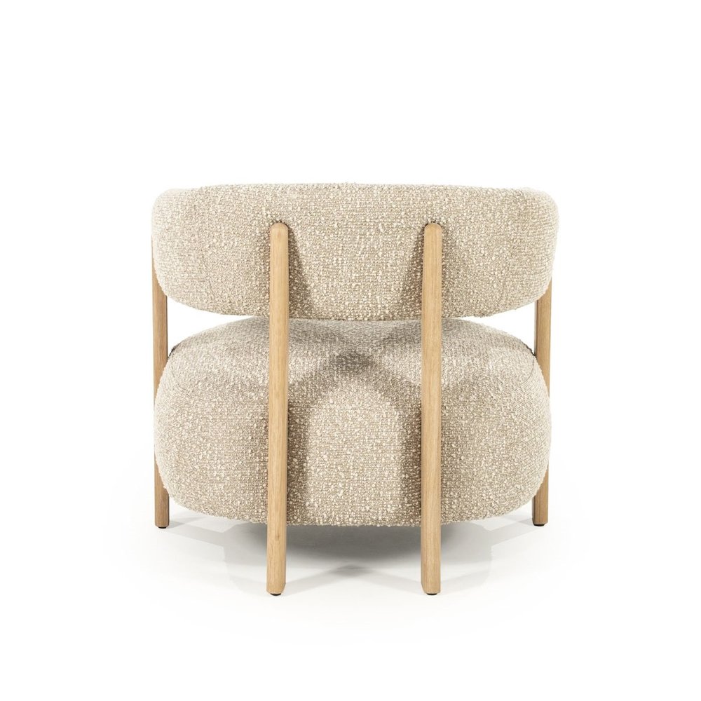 ARMCHAIR LOLA TAUPE HUSH 77X75X72CM - Image 2