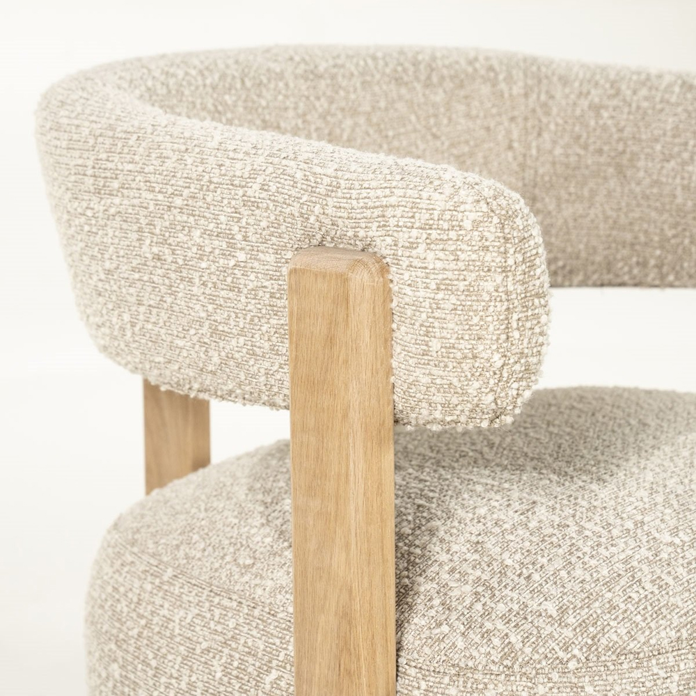 ARMCHAIR LOLA TAUPE HUSH 77X75X72CM - Image 6