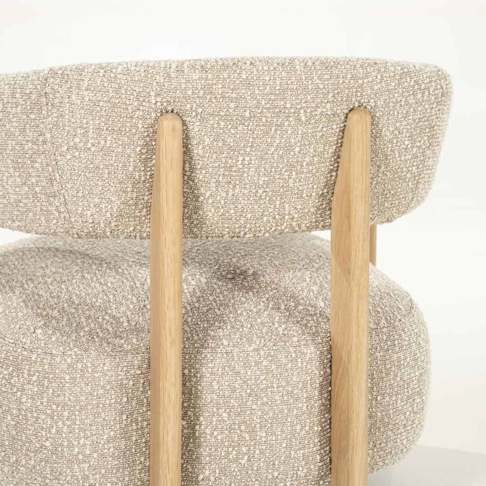 ARMCHAIR LOLA TAUPE HUSH 77X75X72CM - Image 5
