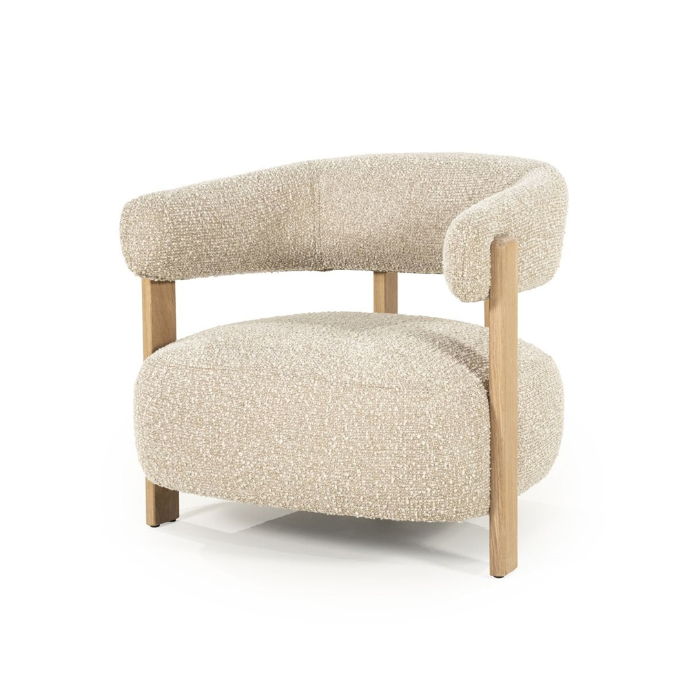 ARMCHAIR LOLA TAUPE HUSH 77X75X72CM