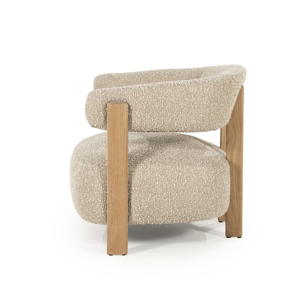 ARMCHAIR LOLA BROWN HUSH 77X75X72CM - Image 8
