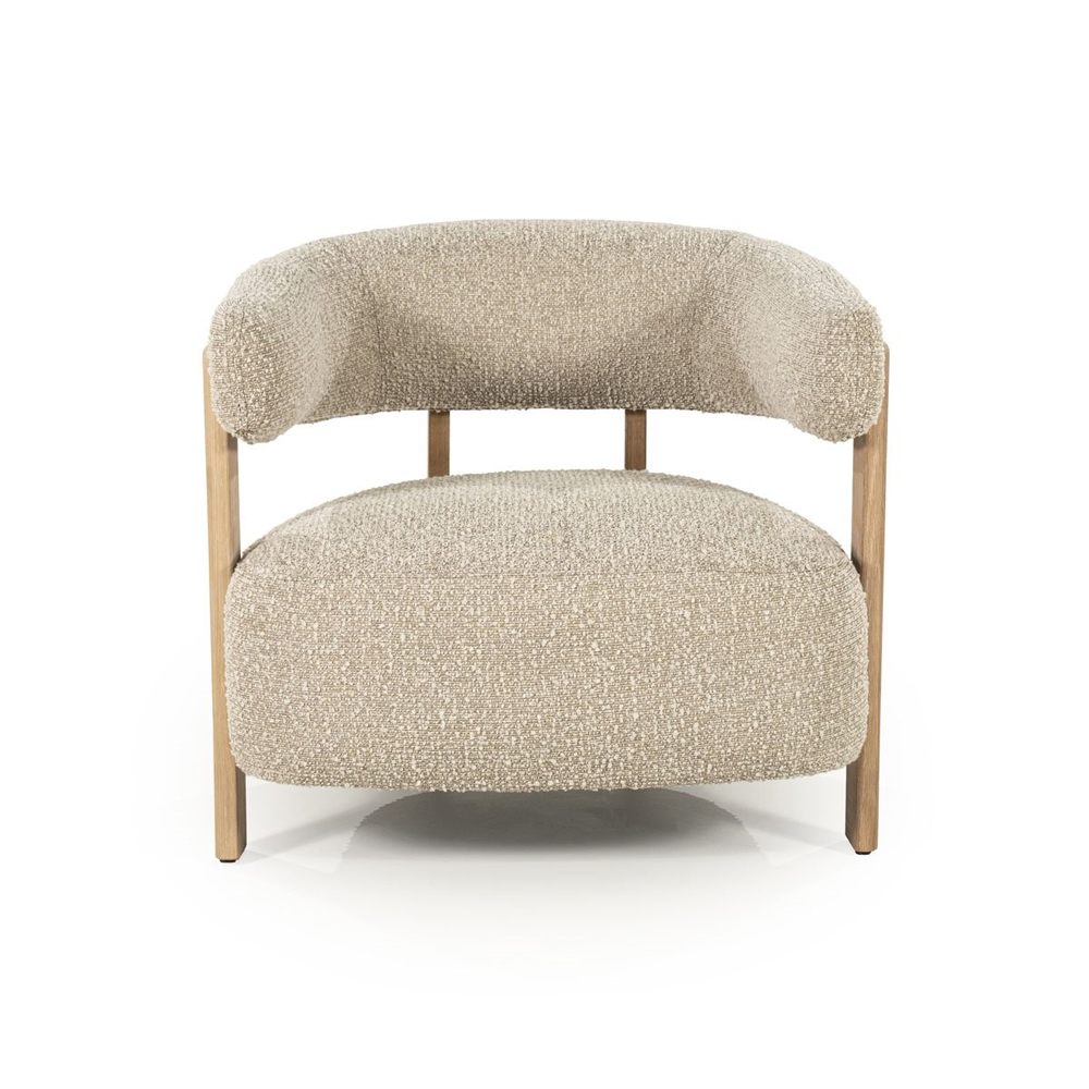 ARMCHAIR LOLA BROWN HUSH 77X75X72CM - Image 6