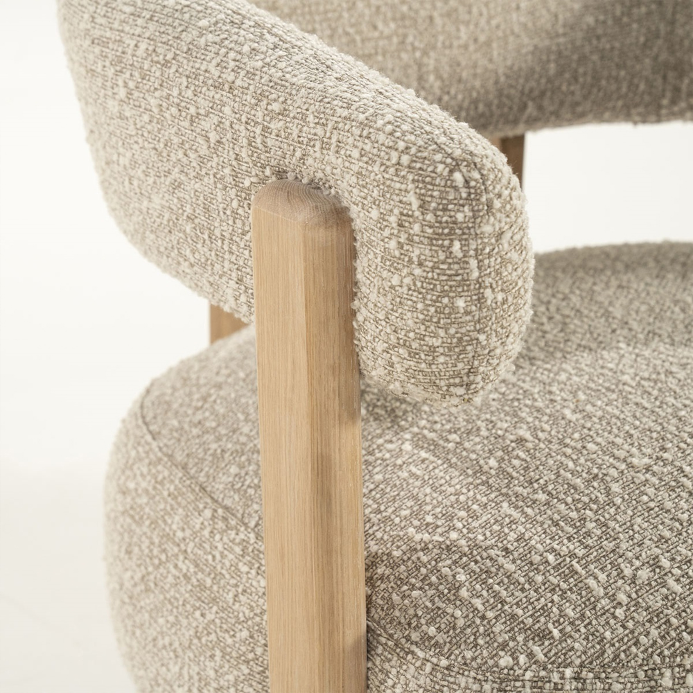 ARMCHAIR LOLA BROWN HUSH 77X75X72CM - Image 4