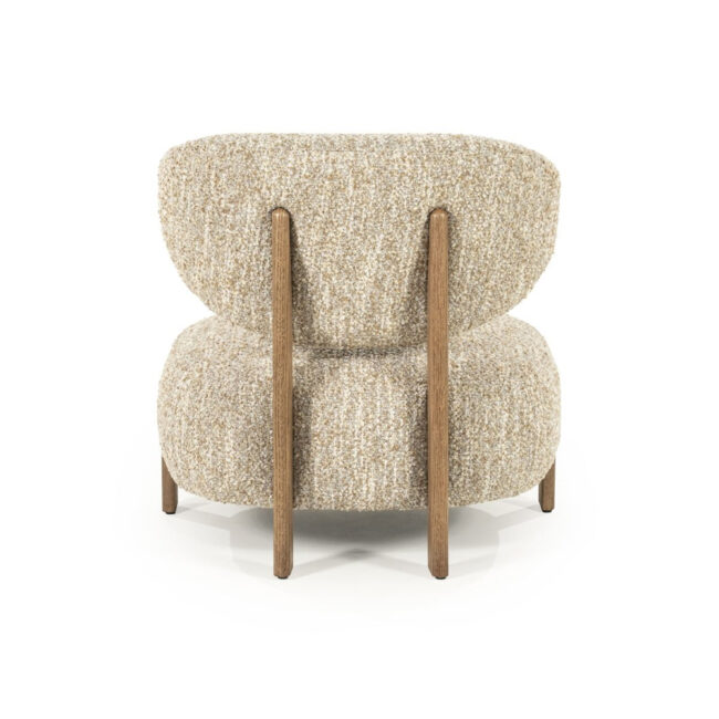ARMCHAIR REZA BROWN BEIGE BAY 75X80X76,5CM - Image 7