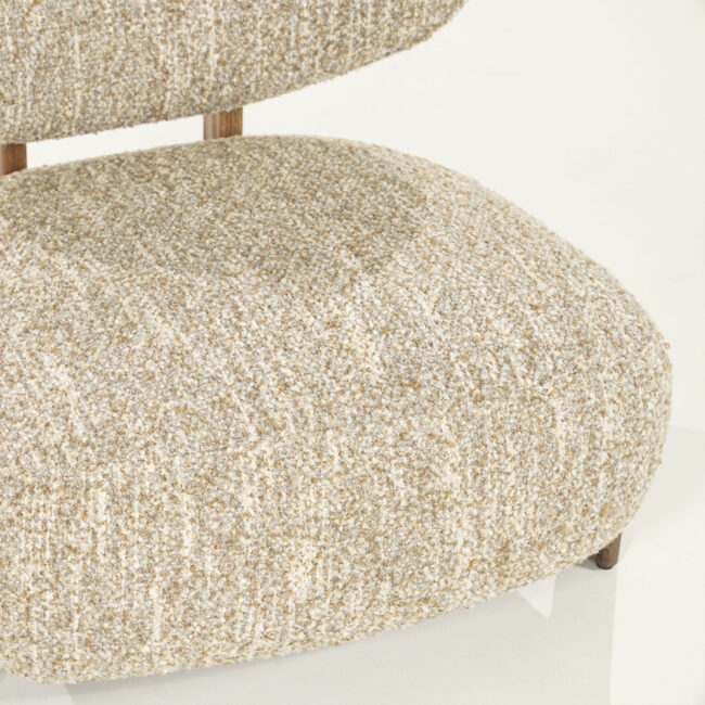 ARMCHAIR REZA BROWN BEIGE BAY 75X80X76,5CM - Image 5