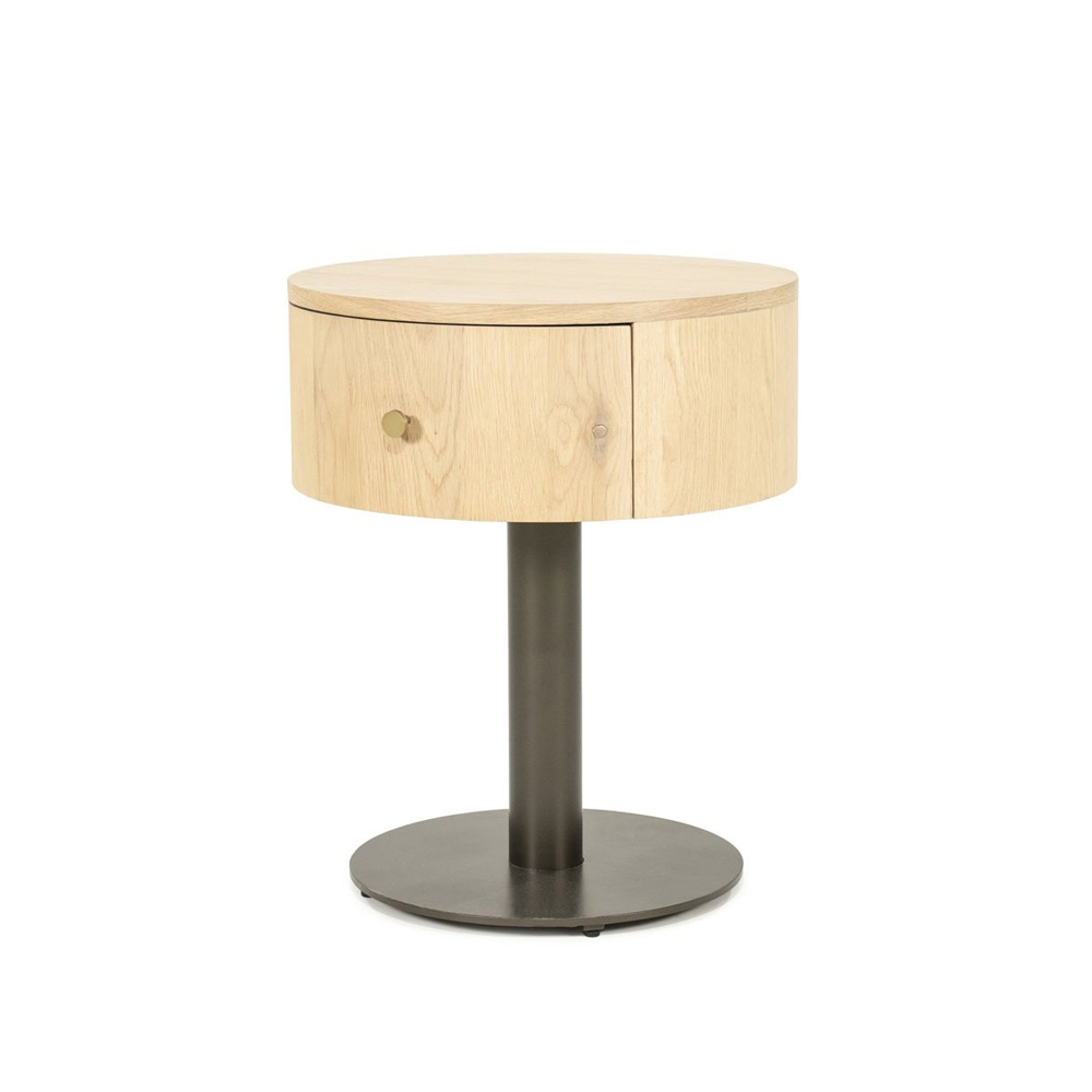 BED SIDE TABLE SKYE NATURAL 50X50X60CM - Image 3
