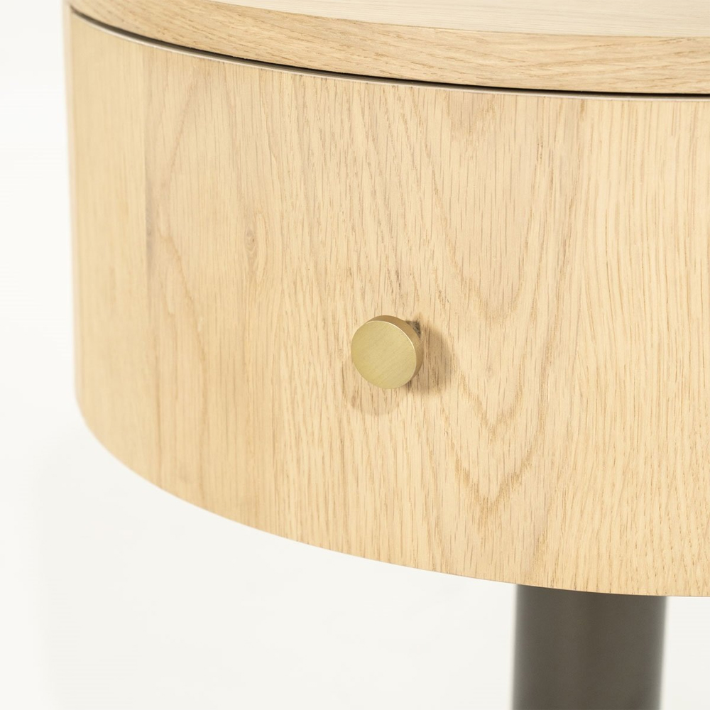 BED SIDE TABLE SKYE NATURAL 50X50X60CM - Image 4