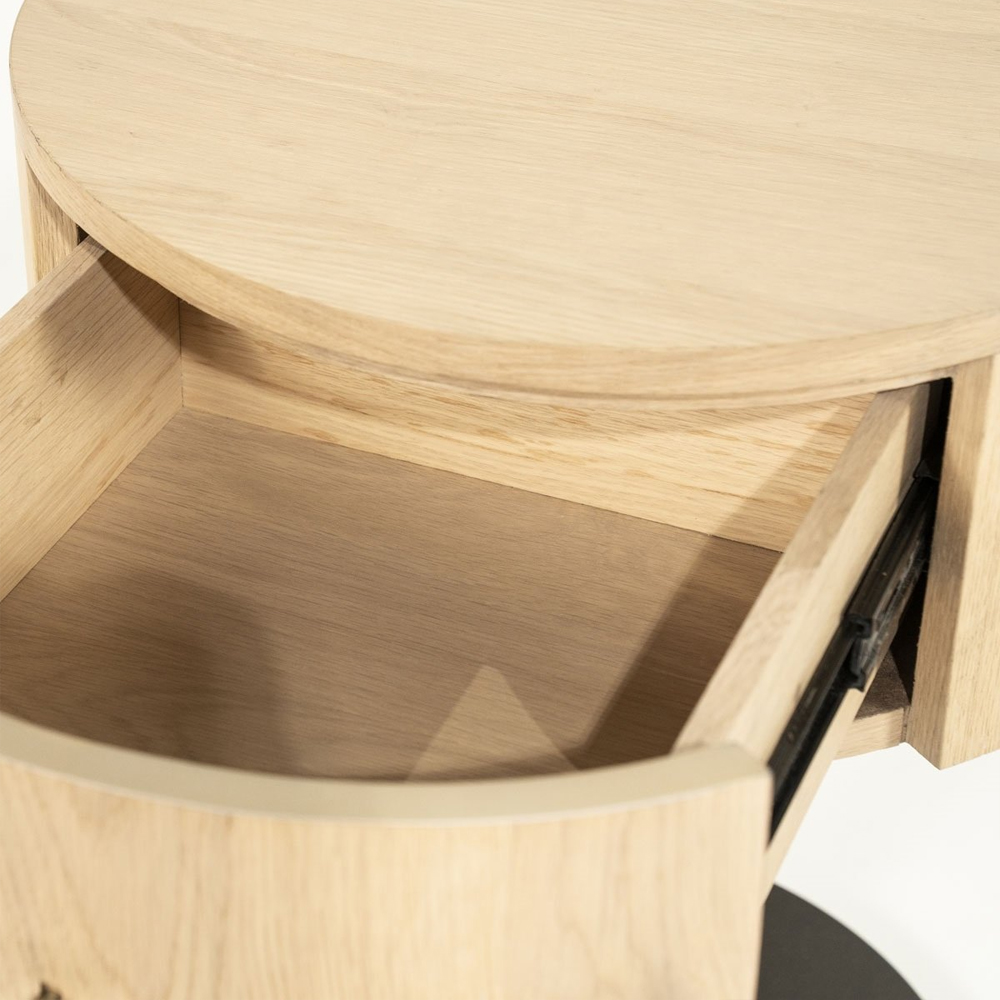 BED SIDE TABLE SKYE NATURAL 50X50X60CM - Image 5