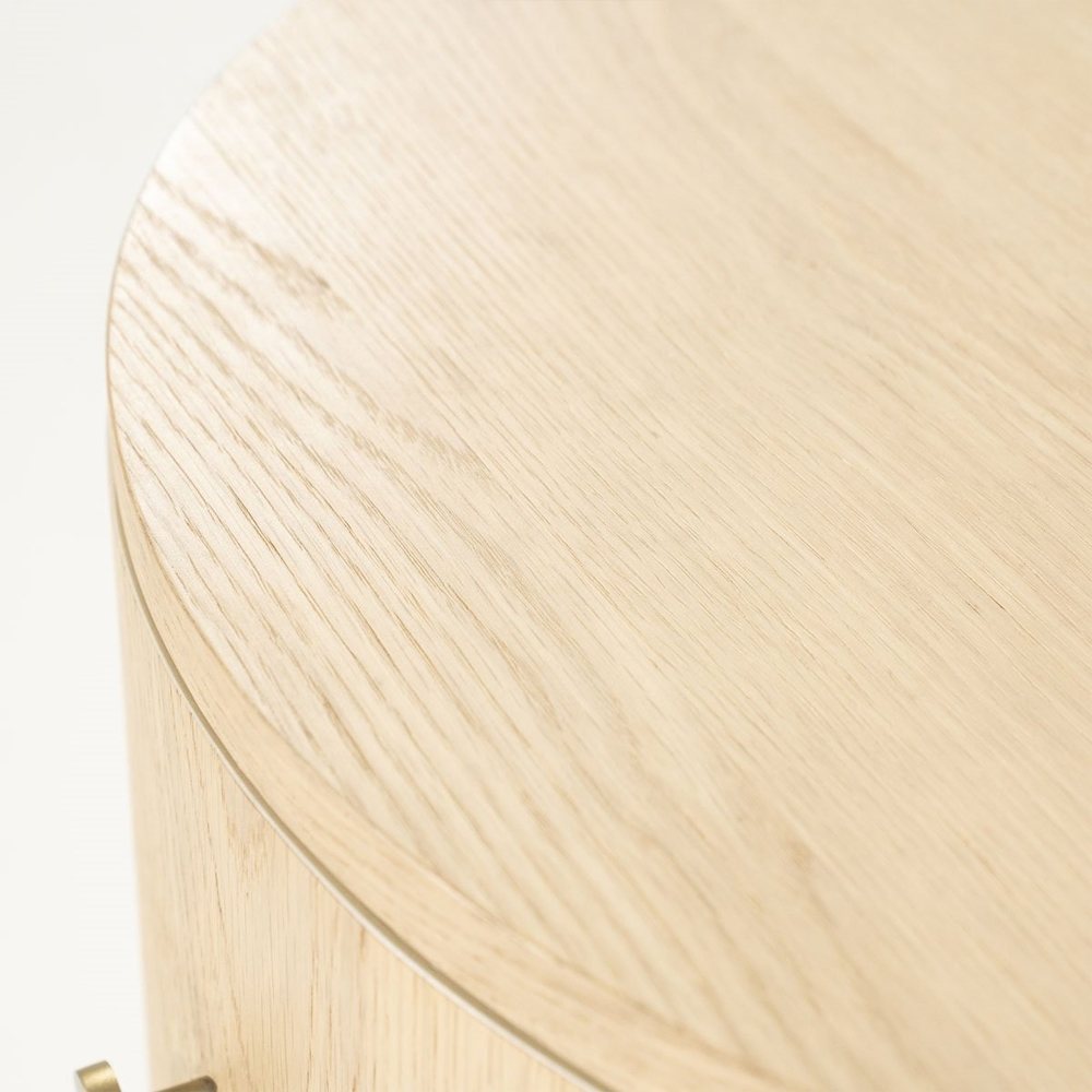 BED SIDE TABLE SKYE NATURAL 50X50X60CM - Image 2