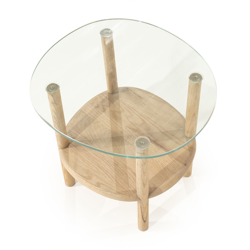 SIDE TABLE CLEO NATURAL 50X45X50CM - Image 2