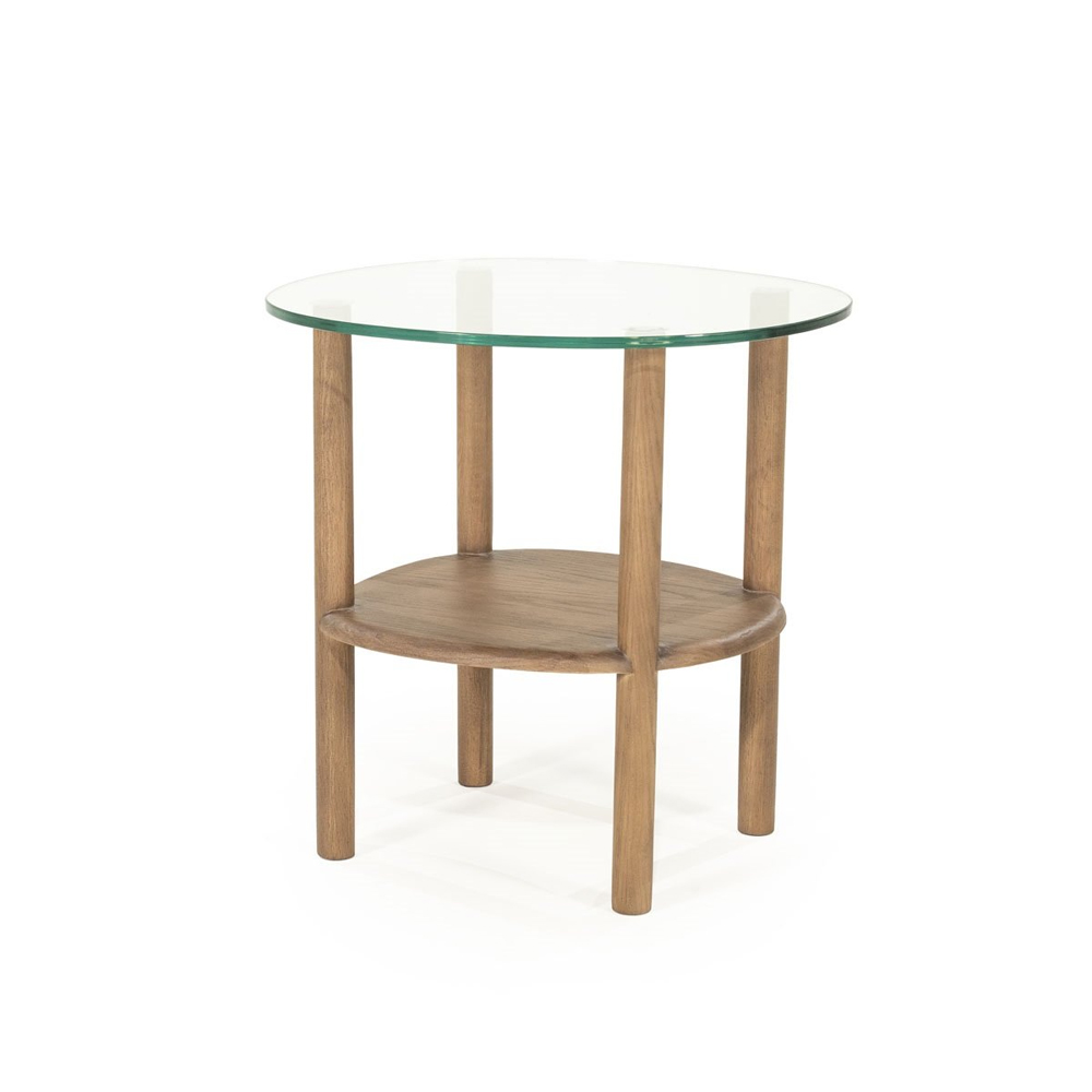 SIDE TABLE CLEO LIGHT BROWN 50X45X50CM - Image 3