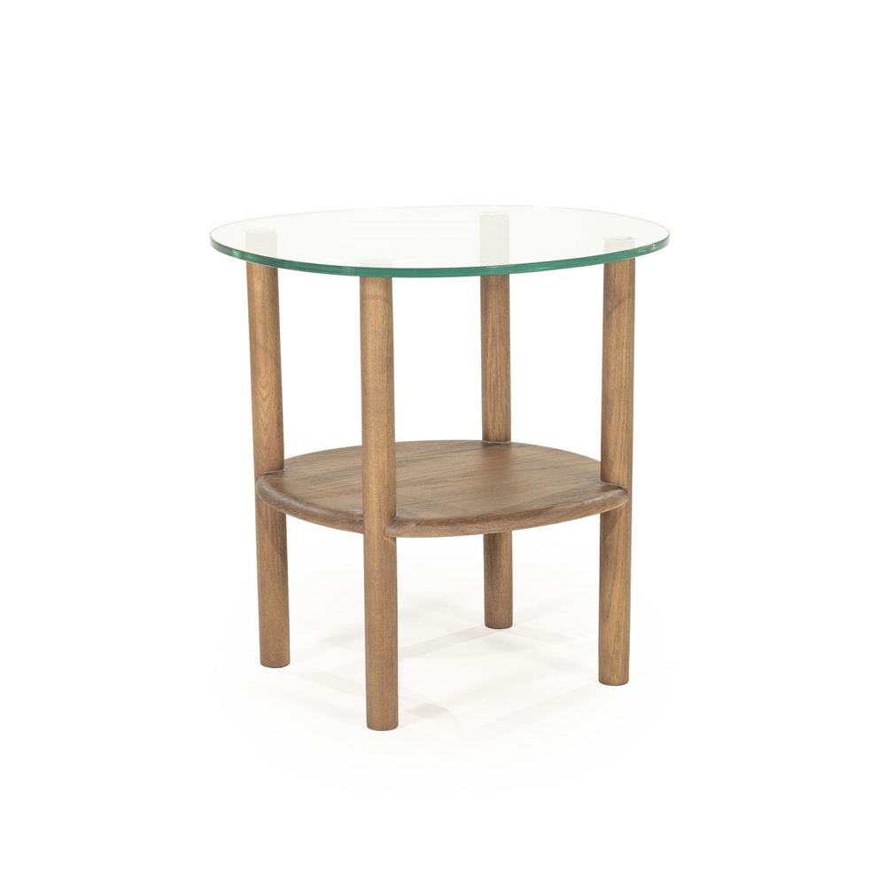 SIDE TABLE CLEO LIGHT BROWN 50X45X50CM - Image 4