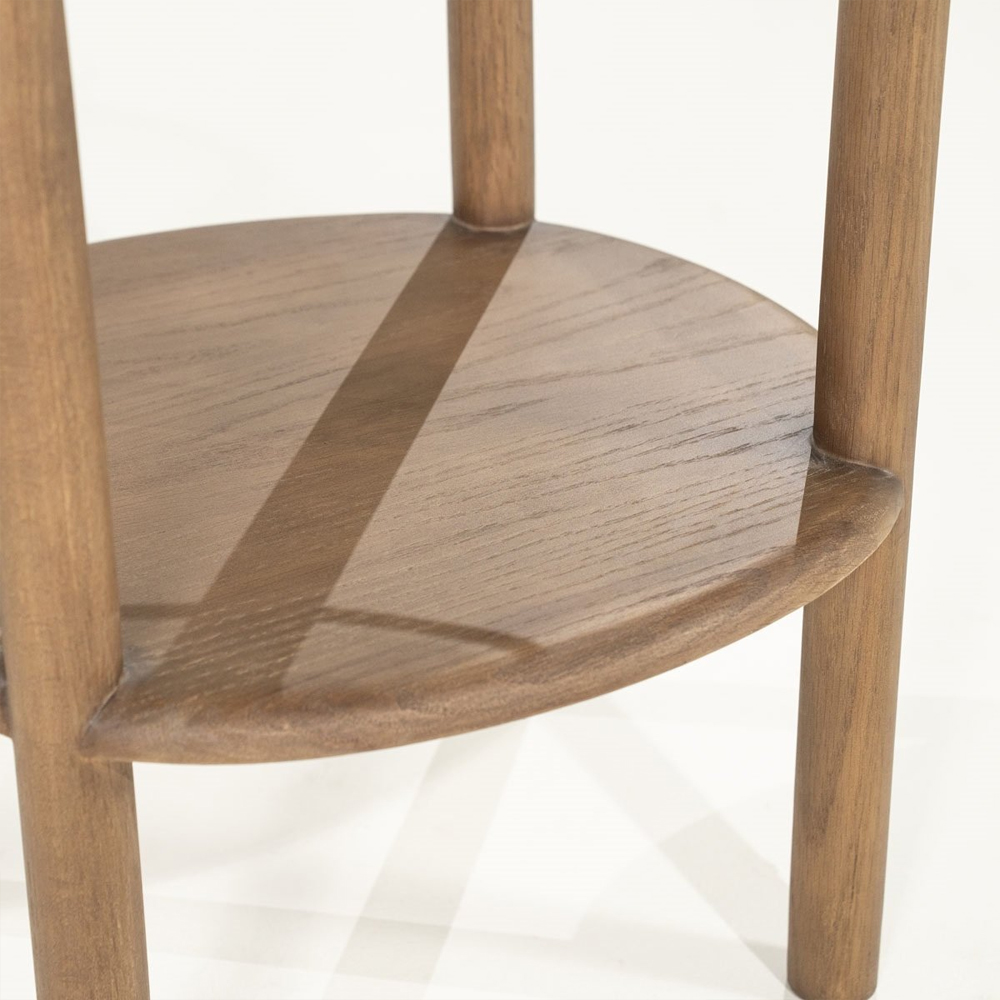 SIDE TABLE CLEO LIGHT BROWN 50X45X50CM - Image 7