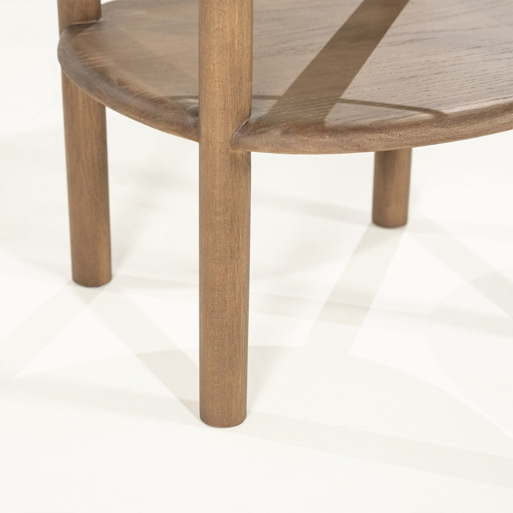 SIDE TABLE CLEO LIGHT BROWN 50X45X50CM - Image 8