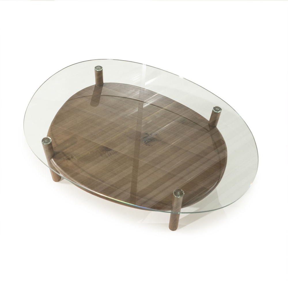 COFFEE TABLE CLEO LIGHT BROWN 101,5X73X31,5CM - Image 2