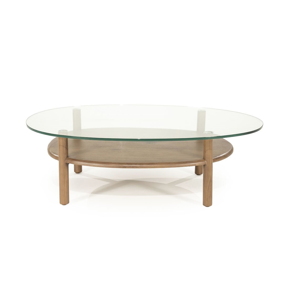 COFFEE TABLE CLEO LIGHT BROWN 101,5X73X31,5CM