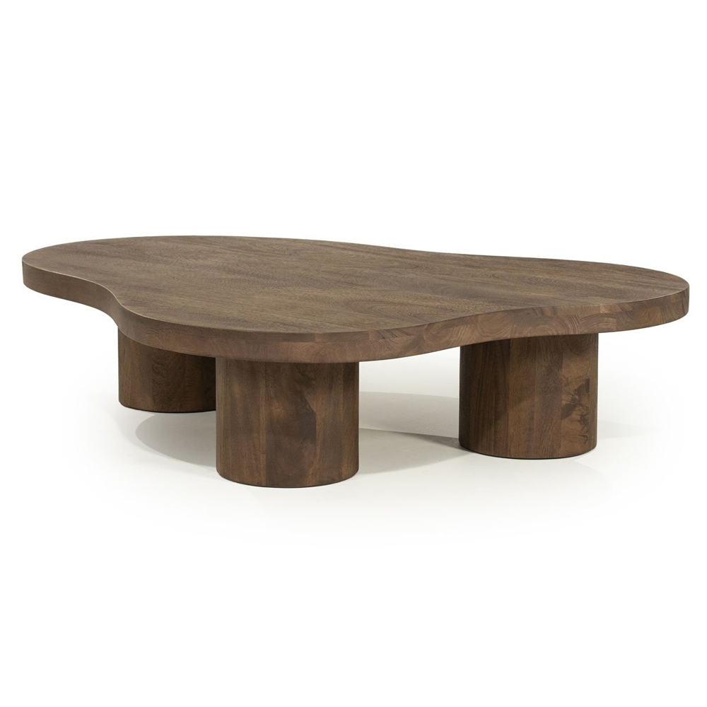 COFFEE TABLE CHARLIE LIGTH BROWN 130X100X30CM - Image 3
