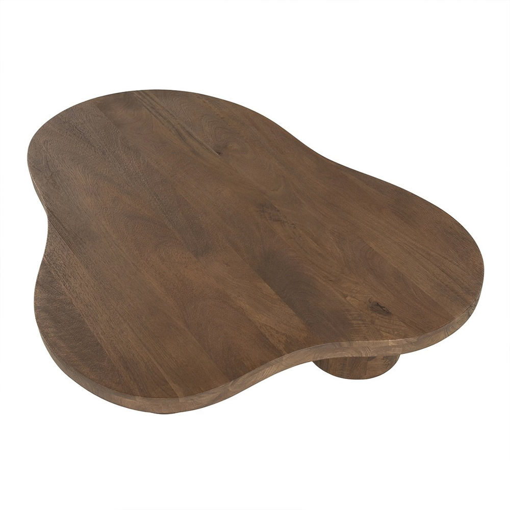 COFFEE TABLE CHARLIE LIGTH BROWN 130X100X30CM - Image 5