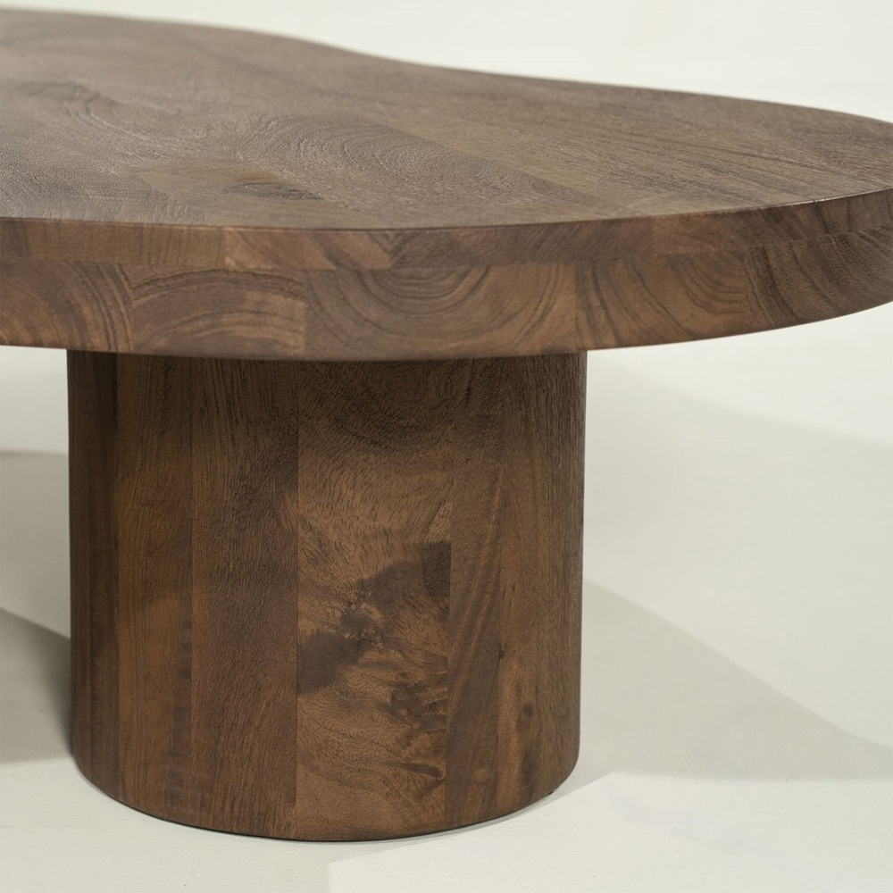 COFFEE TABLE CHARLIE LIGTH BROWN 130X100X30CM - Image 2