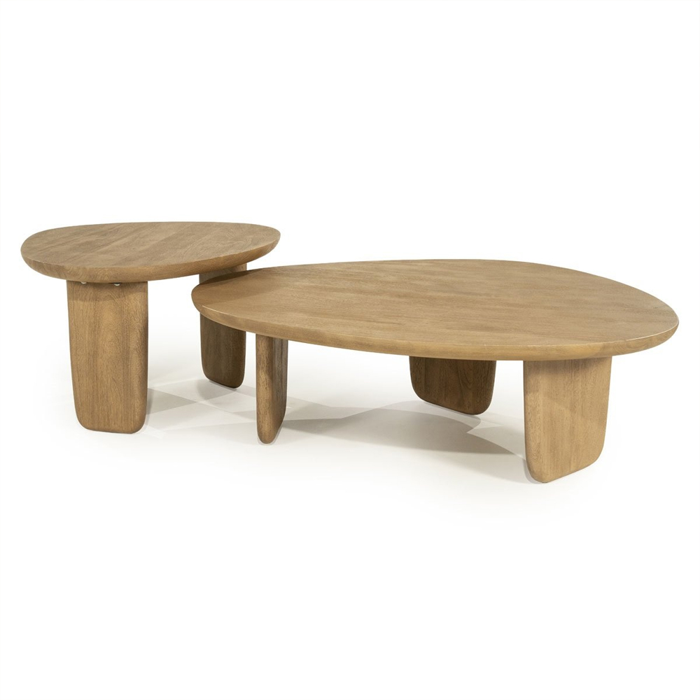 COFFEE TABLE MAUD LARGE NATURAL 100X85X31,5CM - Image 2
