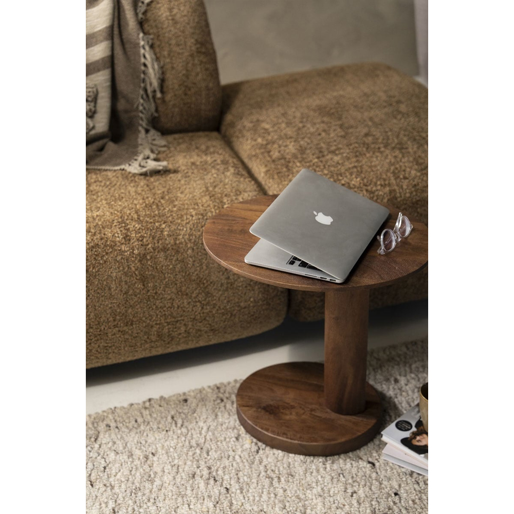 SIDE TABLE NOVIA LIGHT BROWN 50X40X50CM - Image 4