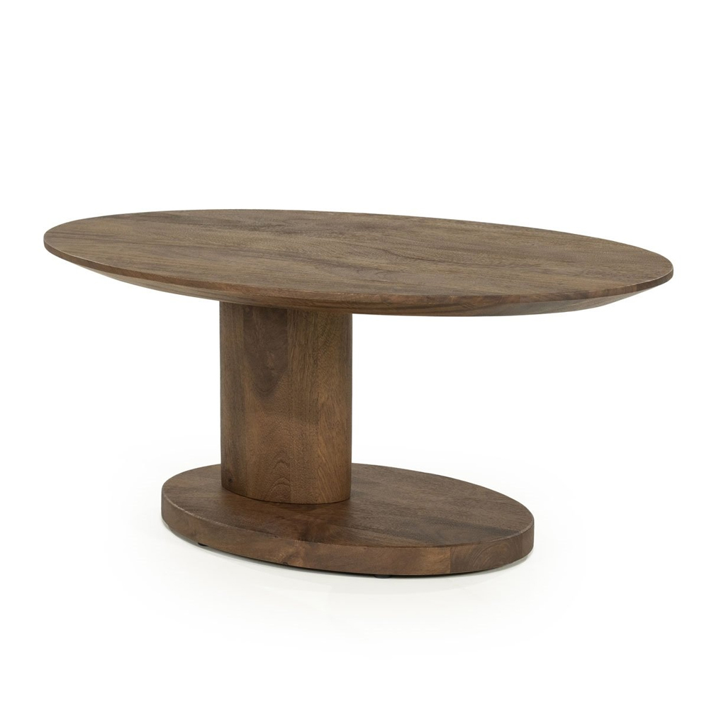 COFFEE TABLE NOVIA SMALL LIGHT BROWN 90X60X35CM - Image 3