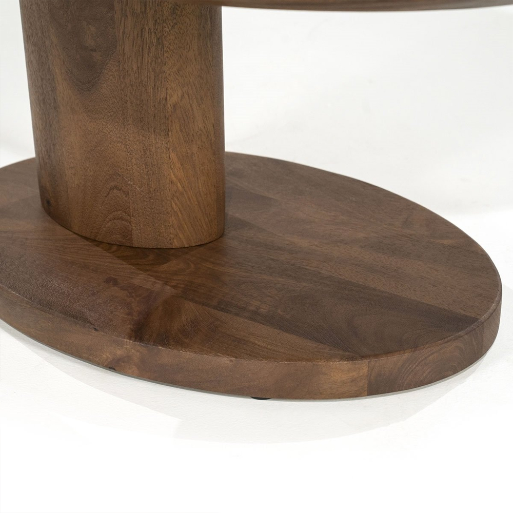 COFFEE TABLE NOVIA SMALL LIGHT BROWN 90X60X35CM - Image 5