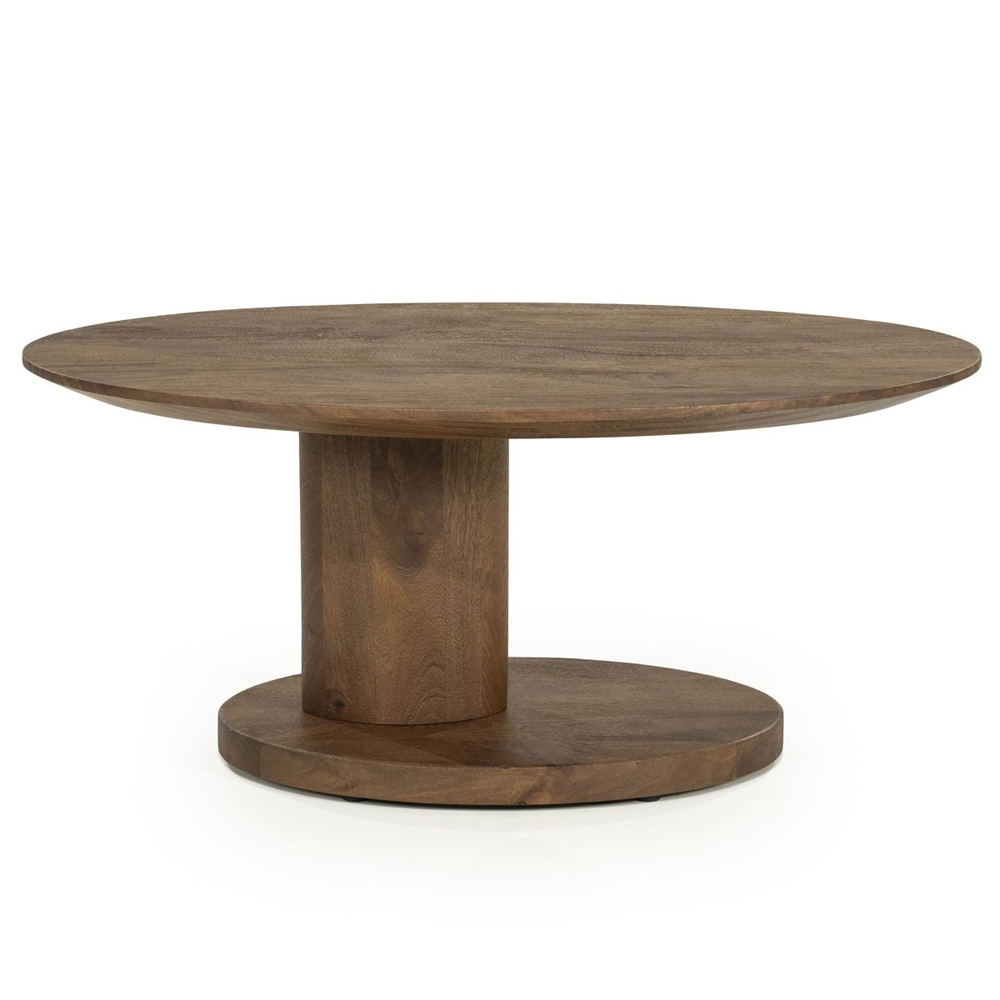 COFFEE TABLE NOVIA SMALL LIGHT BROWN 90X60X35CM
