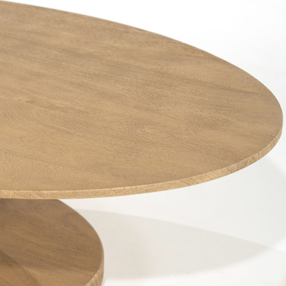 COFFEE TABLE NOVIA LARGE NATURAL 120X80X30CM - Image 4