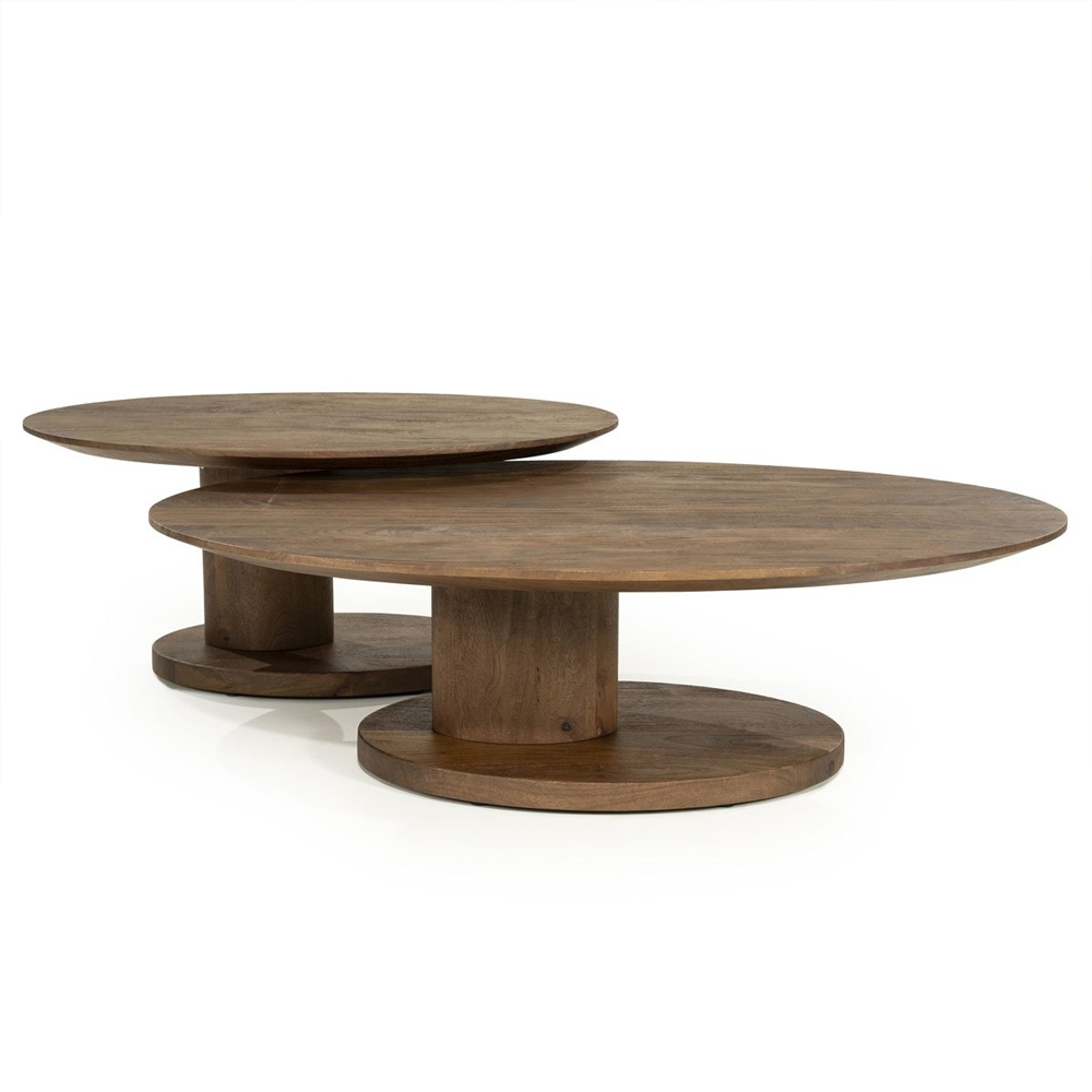 COFFEE TABLE NOVIA LARGE LIGHT BROWN 120X80X30CM - Image 2