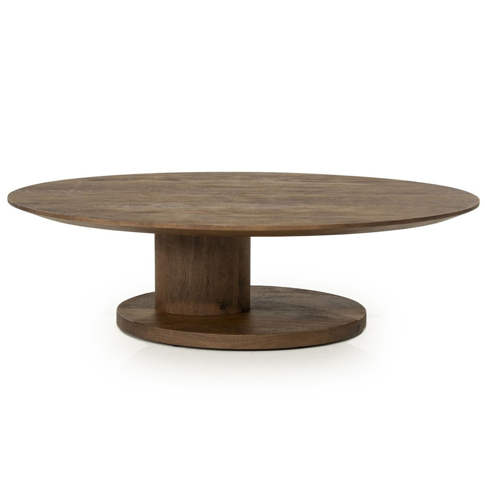 COFFEE TABLE NOVIA LARGE LIGHT BROWN 120X80X30CM