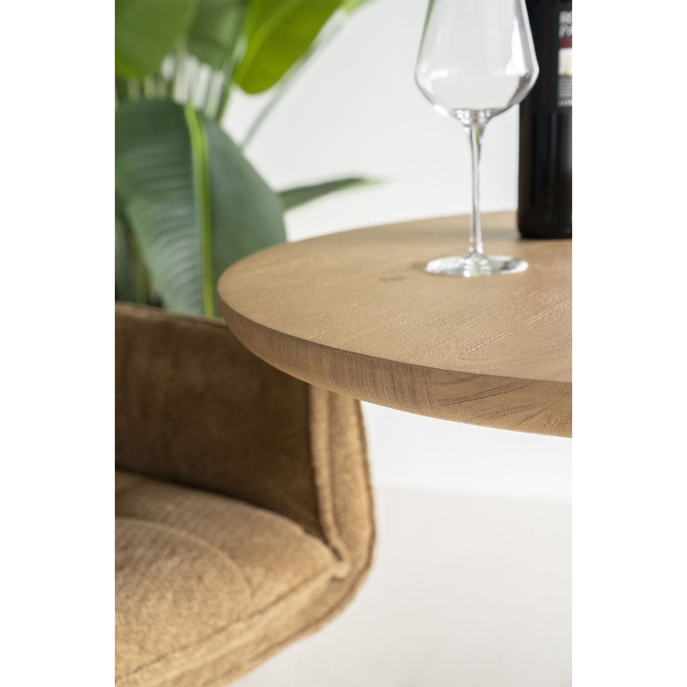 BISTRO TABLE FLORENT ROUND NATURAL 70X70X76CM - Image 3