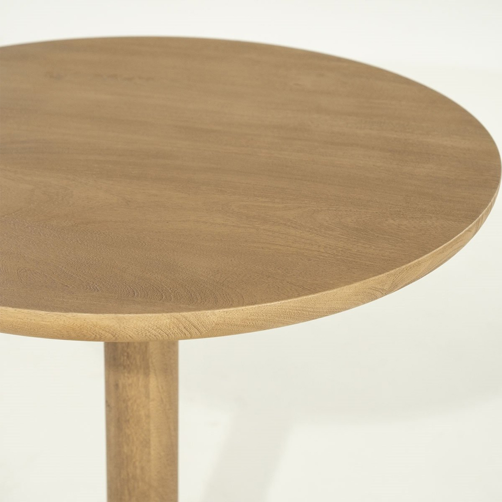 BISTRO TABLE FLORENT ROUND NATURAL 70X70X76CM - Image 7