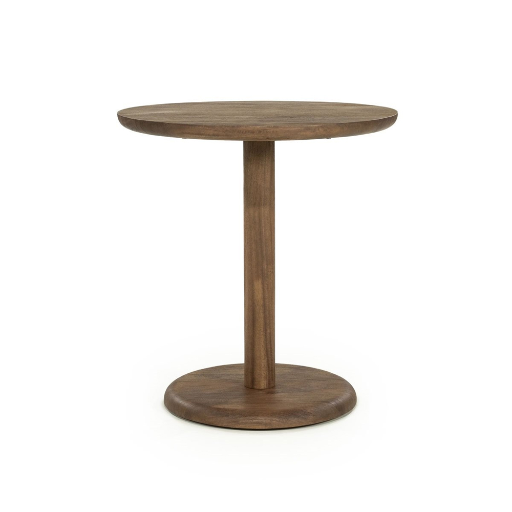 BISTRO TABLE FLORENT ROUND LIGHTBROWN 70X70X76CM