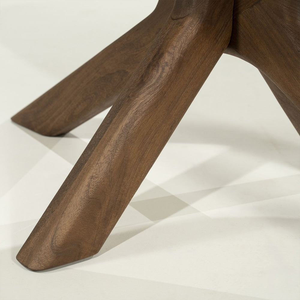 DINING TABLE TYCHO LIGHT BROWN 160X110X77CM - Image 2