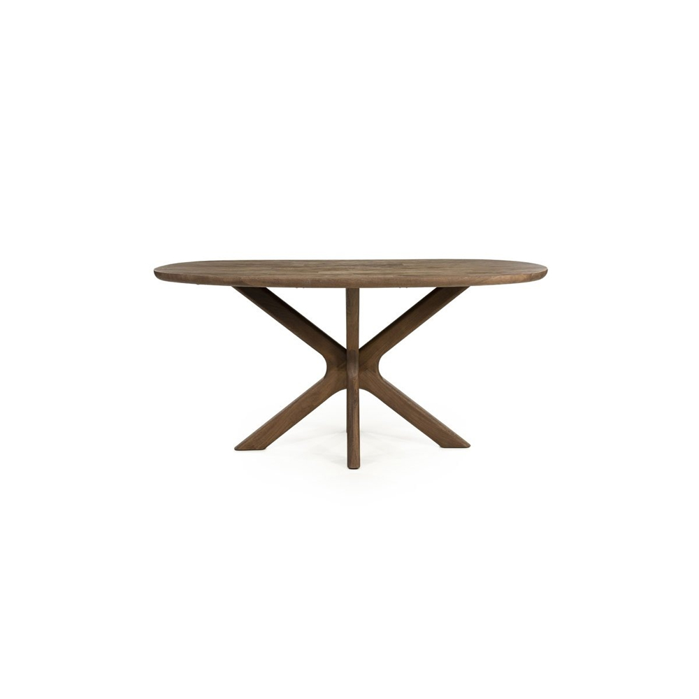 DINING TABLE TYCHO LIGHT BROWN 160X110X77CM