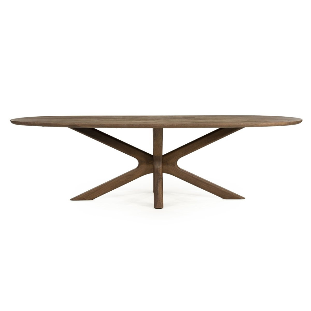 DINING TABLE TYCHO LIGHT BROWN 260X110X77CM