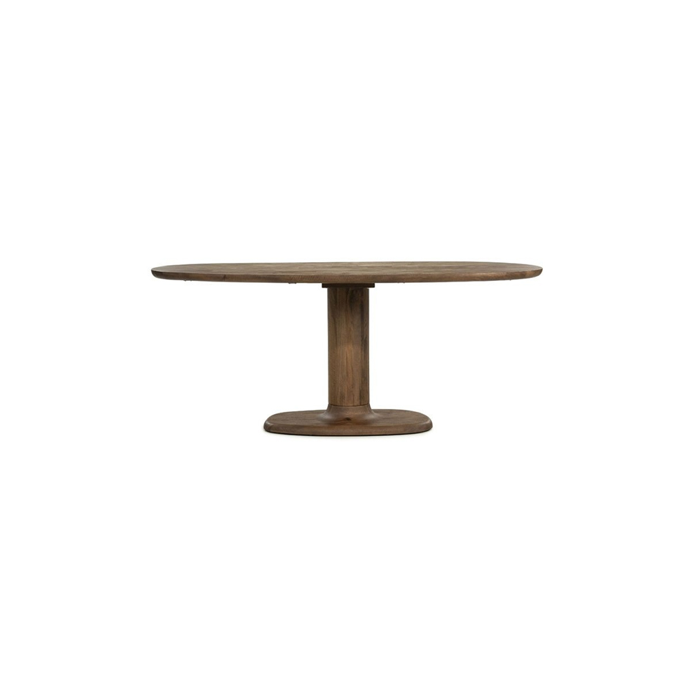 DINING TABLE COCO LIGHT BROWN 180X110X77CM