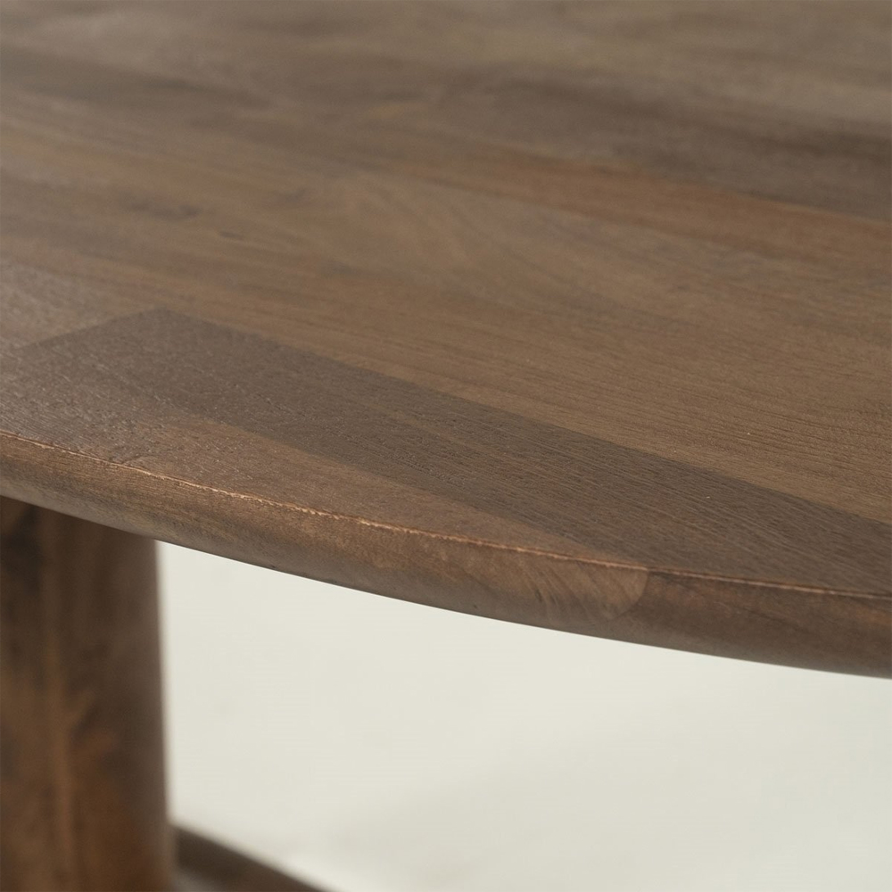 DINING TABLE COCO LIGHT BROWN 300X110X77CM - Image 3