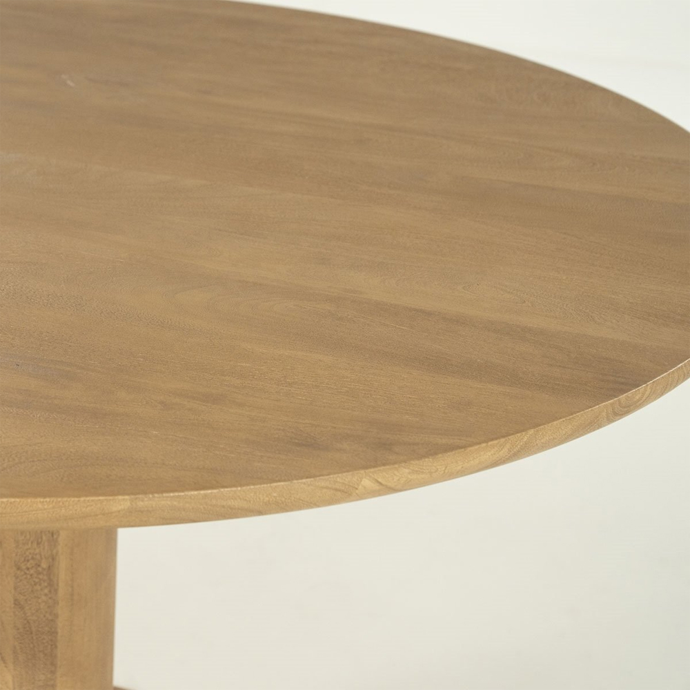 DINING TABLE COCO 130X77CM NATURAL 130X130X77CM - Image 2